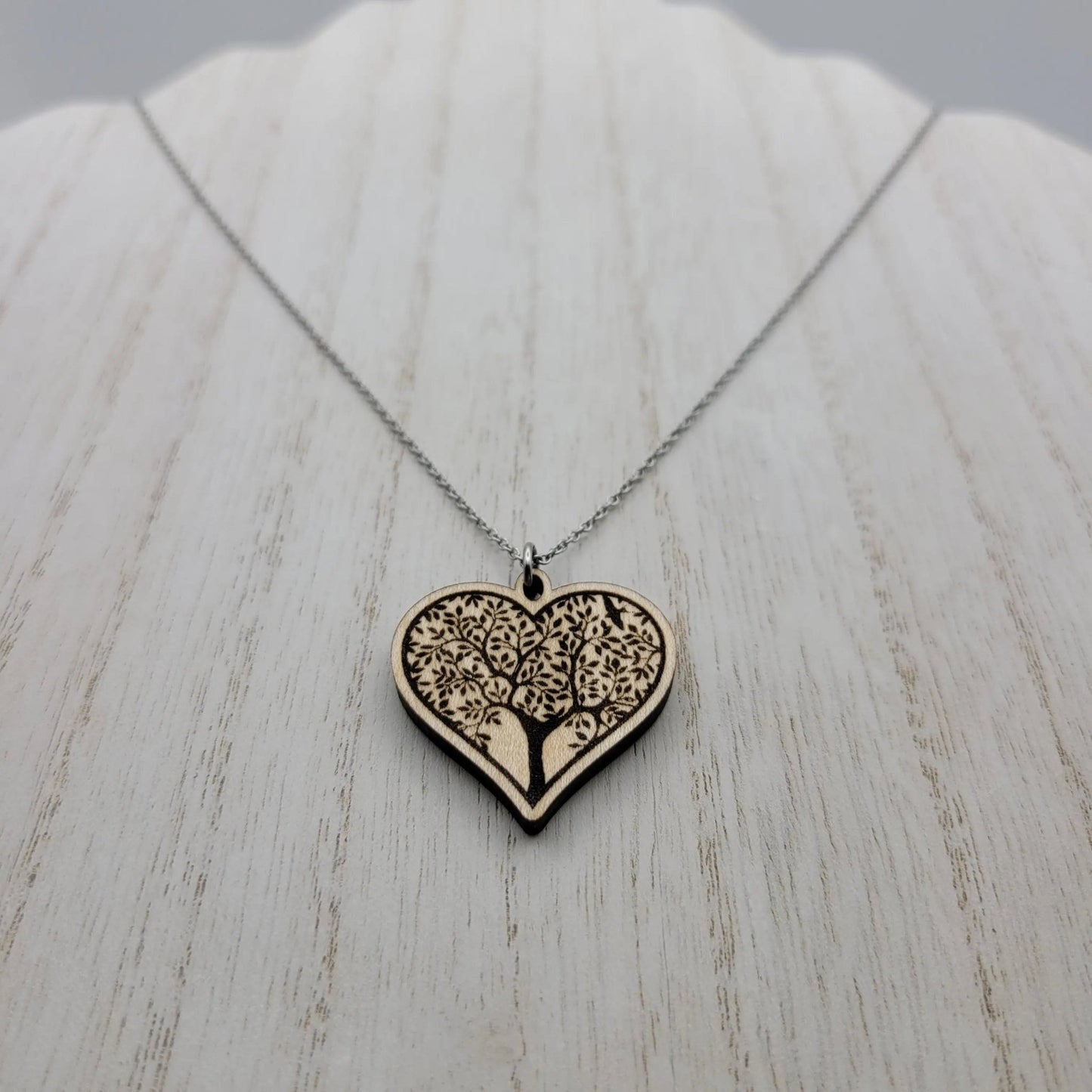 Tree Heart Necklace - 4 Arrows Creations